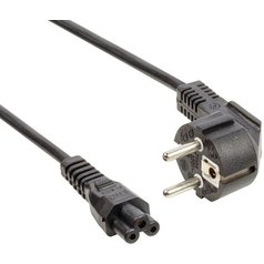 Kabel sieciowy PremiumCord 230V 1m, koniczynka "Myszka Miki"