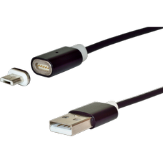 Kabel micro USB - USB 2.0, magnetyczny, ładujący, 1,8 m