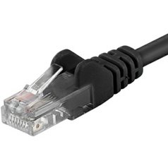 PremiumCord Patch kabel UTP RJ45-RJ45 level 5e 5 m černý