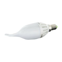 Whitenergy LED žárovka 6 x SMD CA37 E14 3W bílá mléčná teplá  – svíčka