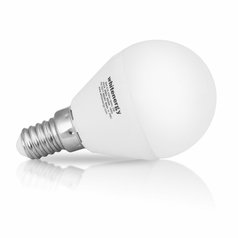 Whitenergy LED žárovka SMD2835 B45 E14 5W bílá mléčná studená