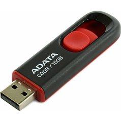 ADATA C008 16GB, čierno / červená