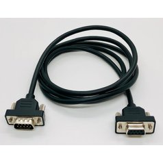 Kabel RS232, 1.5 m, mini konektor, černý, pro připojení tiskáren s rozhraním RS-232